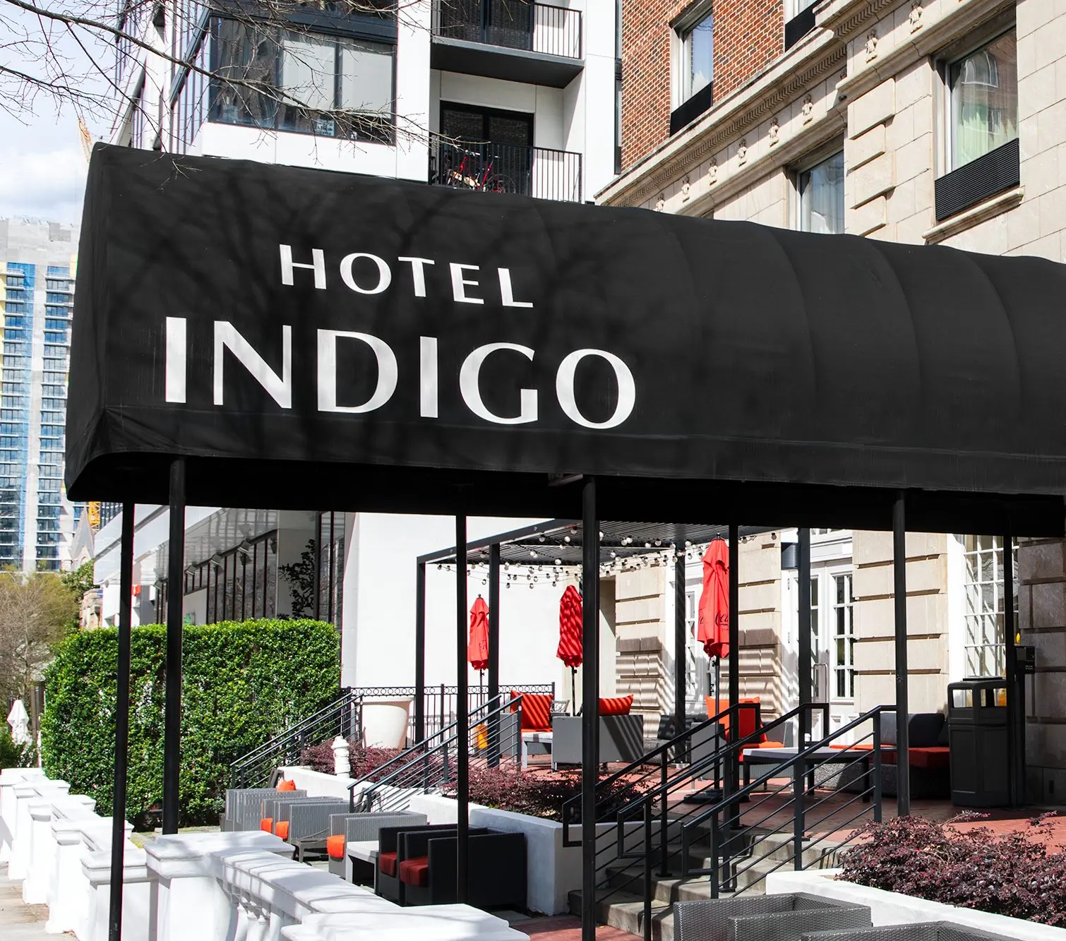 Hotel Indigo lobby and interior design