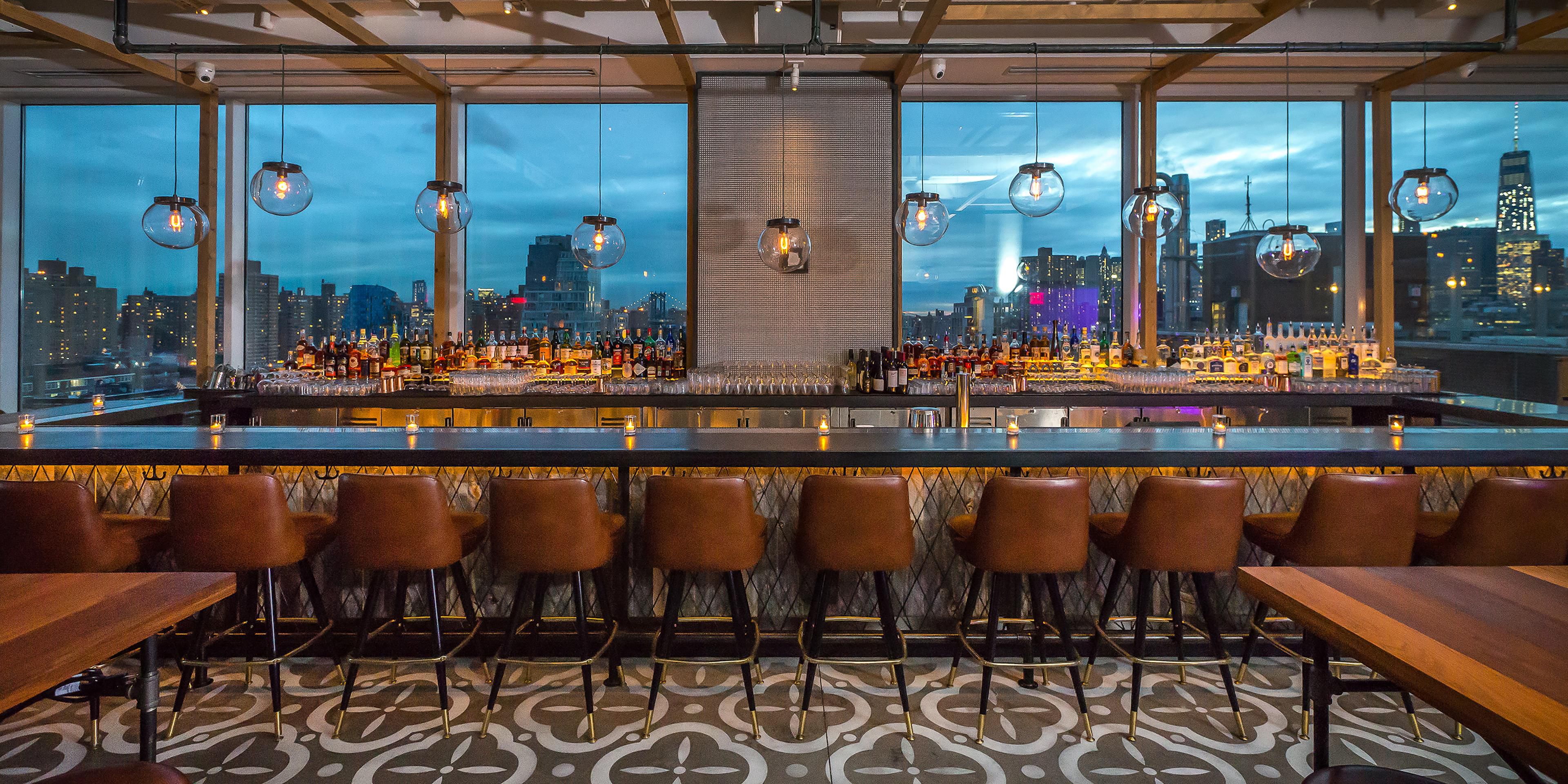 Hotel restaurant and bar area